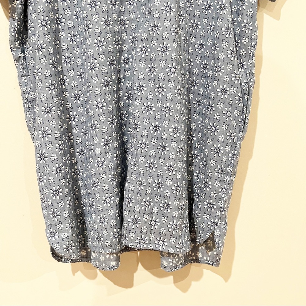 NWOT Roller Rabbit Wythe Printed Tassel Pocket Floral 100% Cotton Mini Dress - Picture 9 of 14
